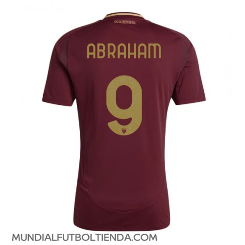 Camiseta AS Roma Tammy Abraham #9 Primera Equipación Replica 2024-25 mangas cortas